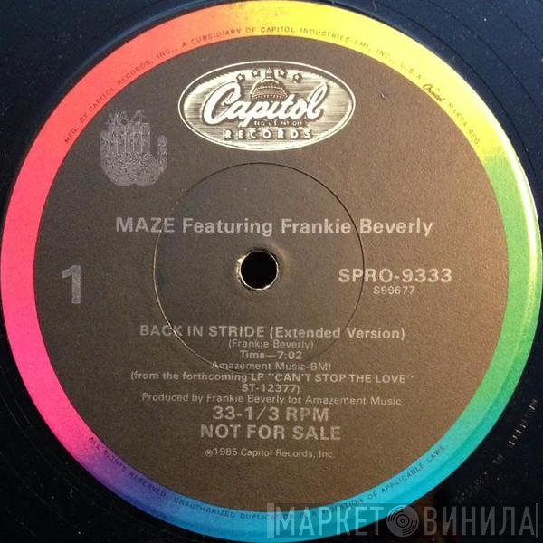 Maze Featuring Frankie Beverly  - Back In Stride
