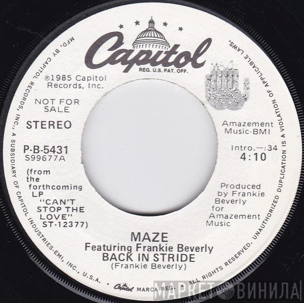 Maze Featuring Frankie Beverly  - Back In Stride