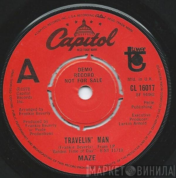 Maze Featuring Frankie Beverly - Travelin' Man