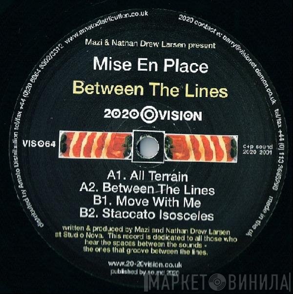 Mazi Namvar, Nathan Larsen, Mise En Place - Between The Lines