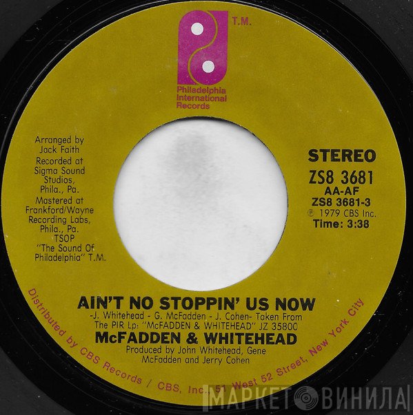McFadden & Whitehead - Ain't No Stoppin' Us Now
