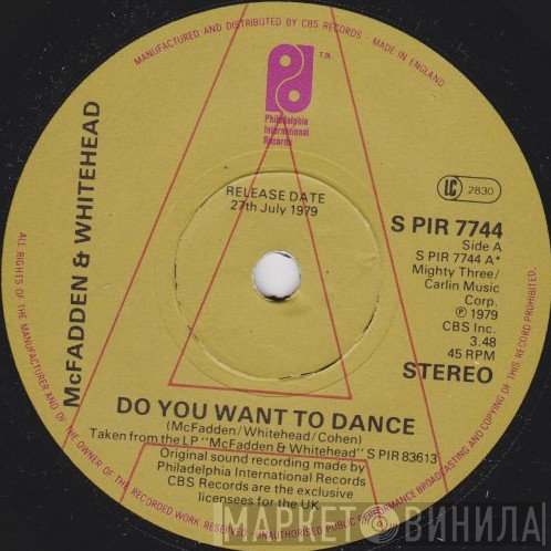 McFadden & Whitehead - Do You Want To Dance