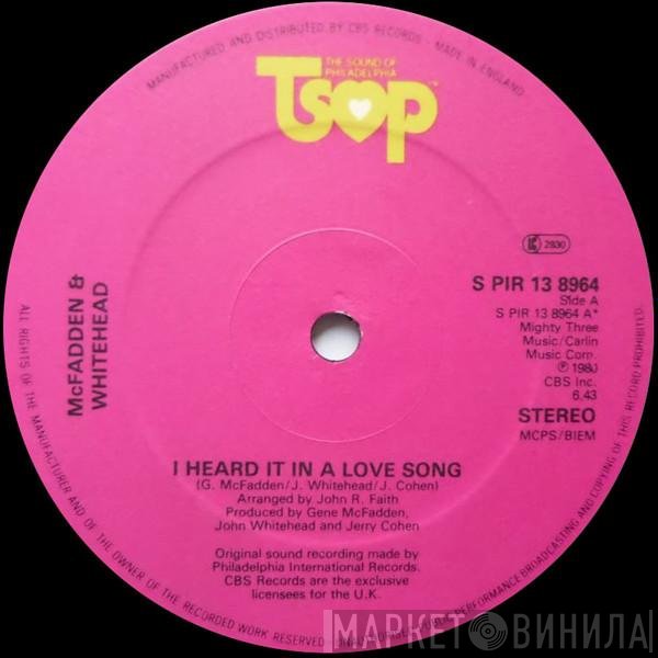 McFadden & Whitehead - I Heard It In A Love Song