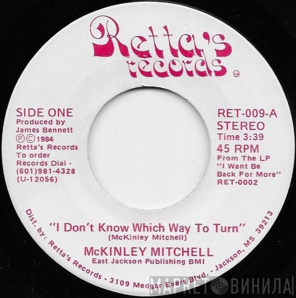 McKinley Mitchell - I Don't Know Which Way To Turn
