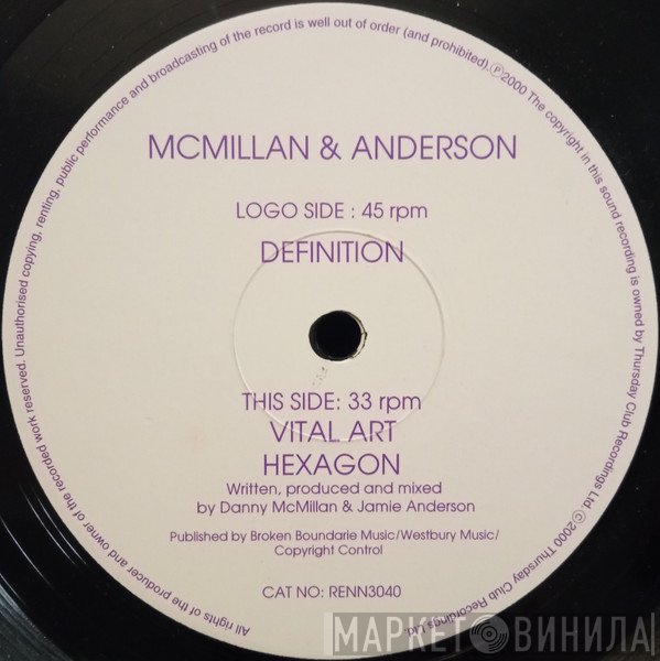 McMillan & Anderson - Definition / Vital Art / Hexagon