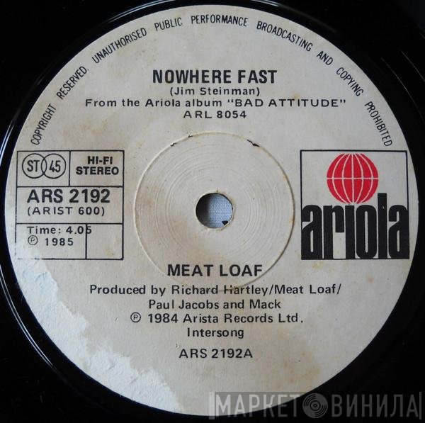 Meat Loaf  - Nowhere Fast