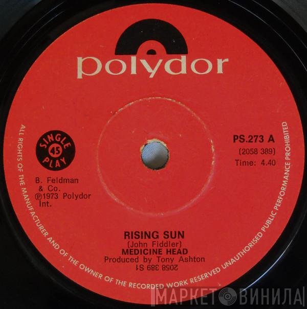 Medicine Head   - Rising Sun / Be My Flyer
