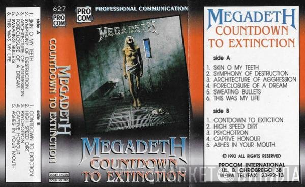 Megadeth  - Countdown To Extinction