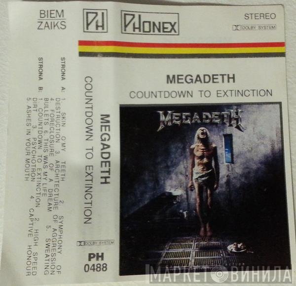 Megadeth  - Countdown To Extinction