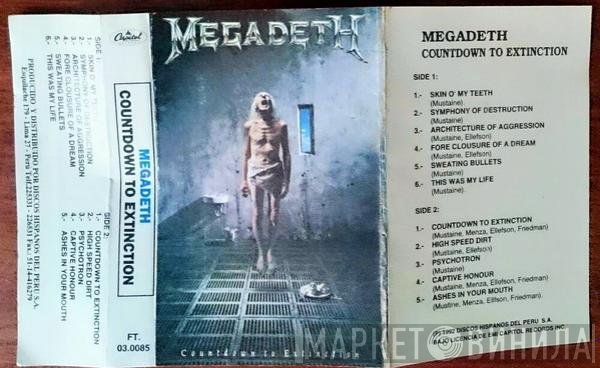 Megadeth  - Countdown To Extinction