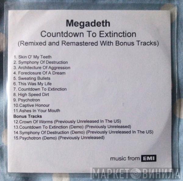 Megadeth  - Countdown To Extinction