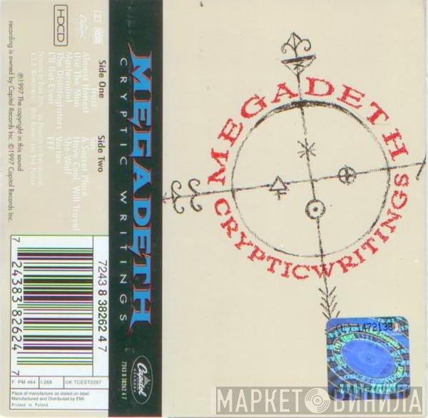 Megadeth  - Cryptic Writings