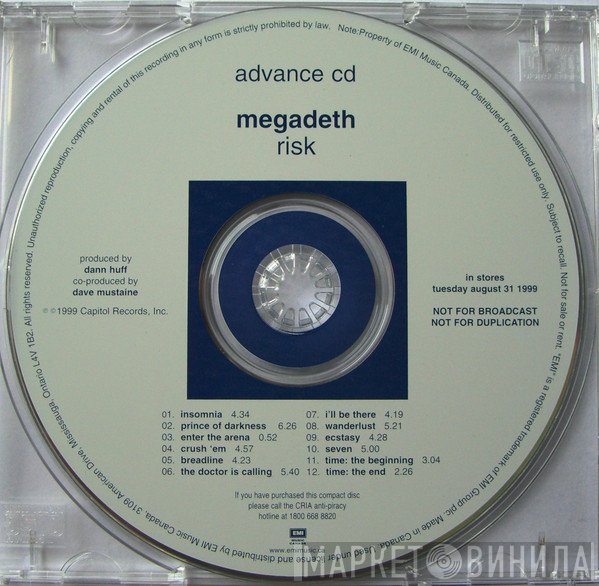Megadeth  - Risk