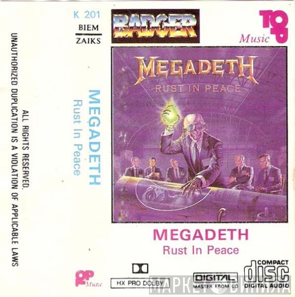 Megadeth  - Rust In Peace
