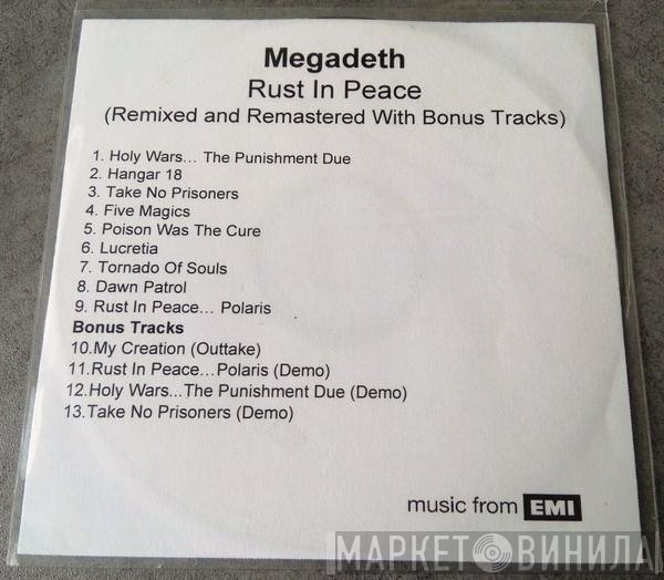 Megadeth  - Rust In Peace