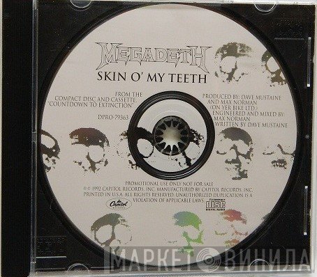 Megadeth - Skin O' My Teeth