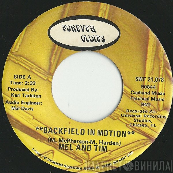 Mel & Tim - Backfield In Motion