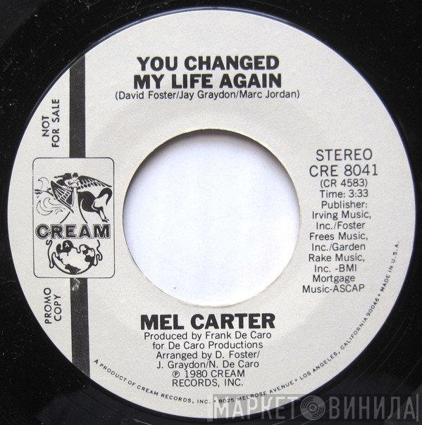 Mel Carter - You Changed My Life Again