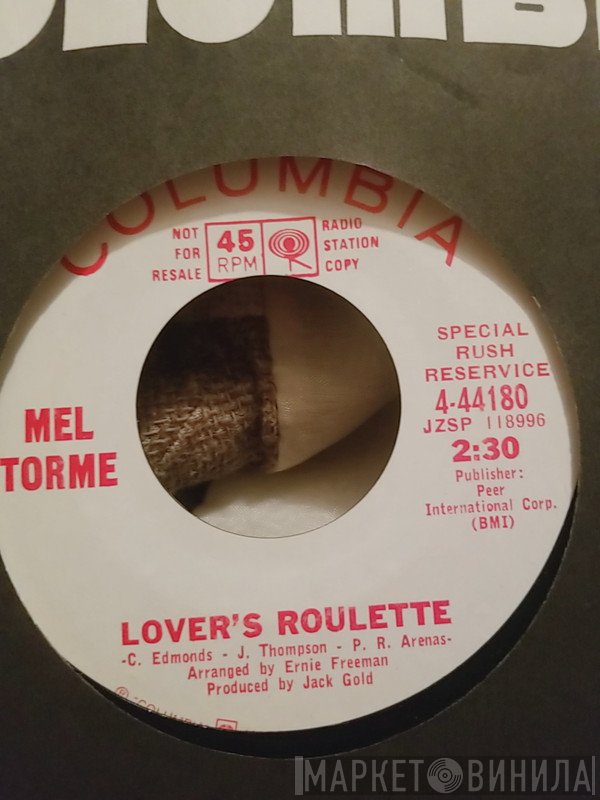 Mel Tormé  - Lover's Roulette / Lover's Roulette