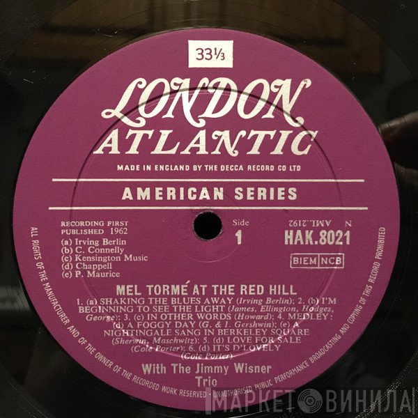 Mel Tormé - At The Red Hill