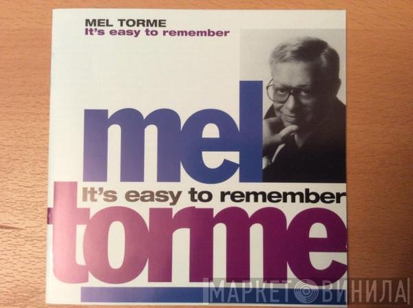 Mel Tormé - It’s Easy To Remember