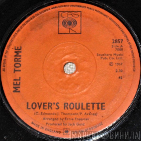 Mel Tormé  - Lover's Roulette
