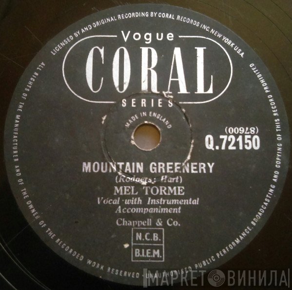 Mel Tormé - Mountain Greenery / Jeepers Creepers