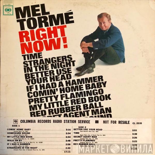 Mel Tormé  - Right Now!