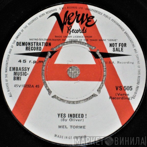 Mel Tormé - Yes Indeed!