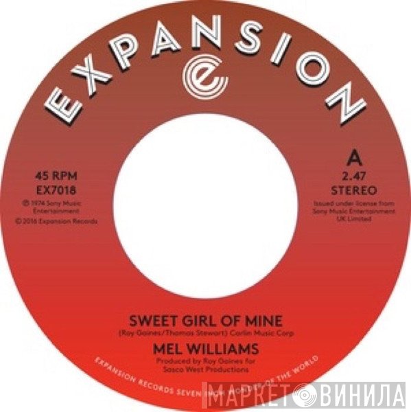 Mel Williams - Sweet Girl Of Mine / Turn Me On