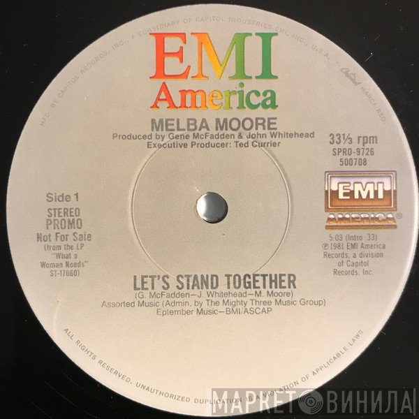 Melba Moore - Let's Stand Together / Take My Love