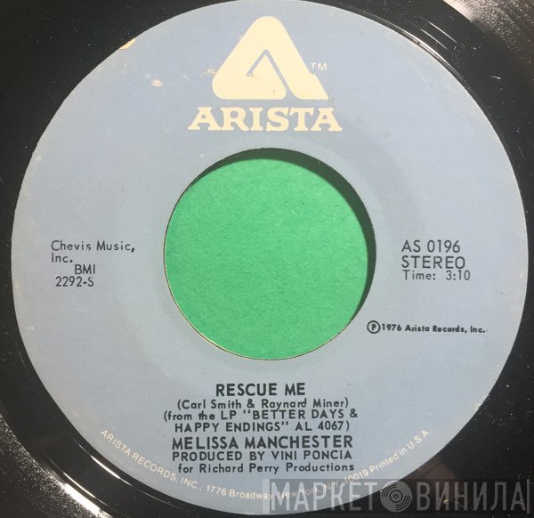 Melissa Manchester  - Rescue Me