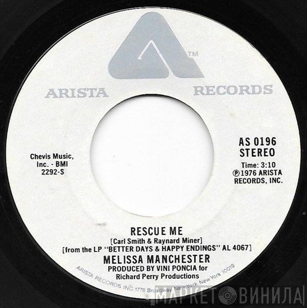 Melissa Manchester  - Rescue Me