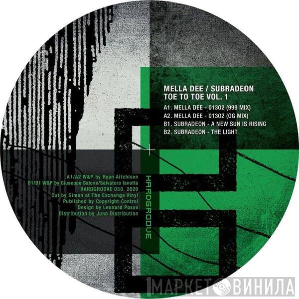 Mella Dee / Subradeon  - Toe To Toe Vol. 1