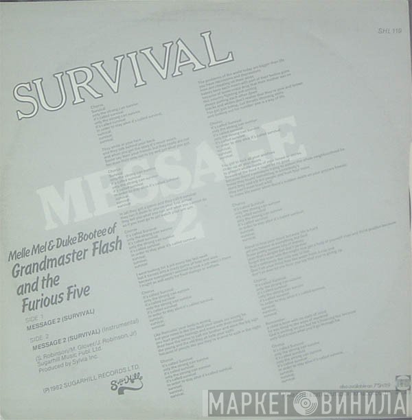 Melle Mel, Duke Bootee - Message 2 (Survival)