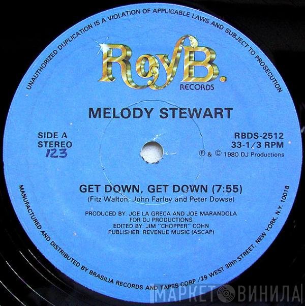 Melody Stewart - Get Down, Get Down / Action Satisfaction