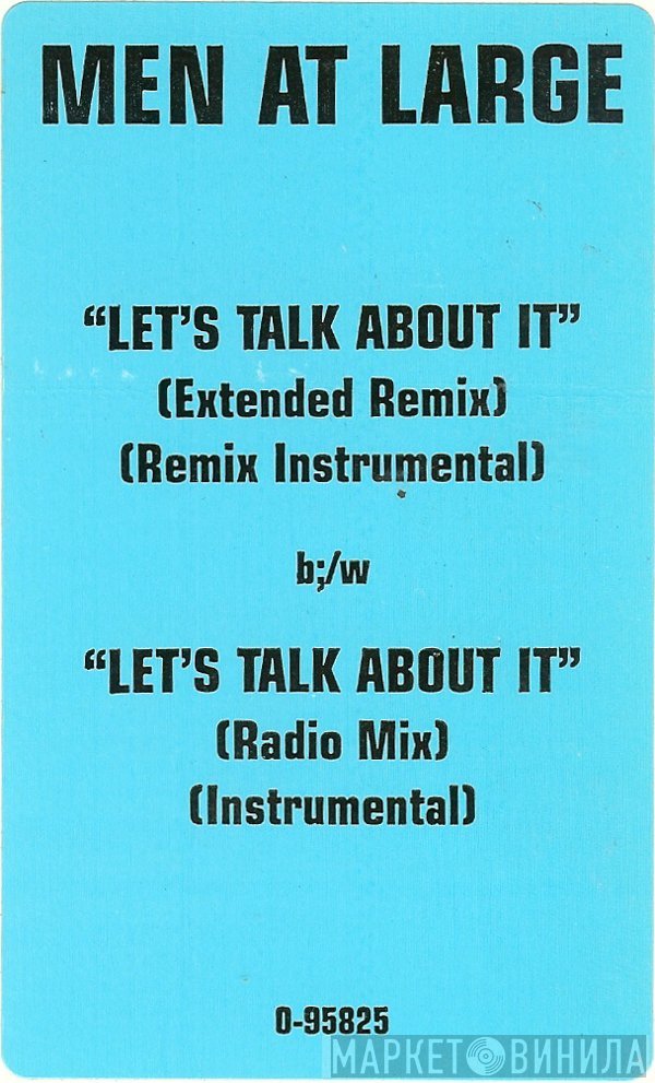 Men At Large - Let's Talk About It