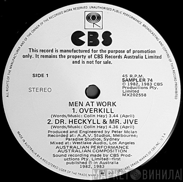 Men At Work  - Overkill