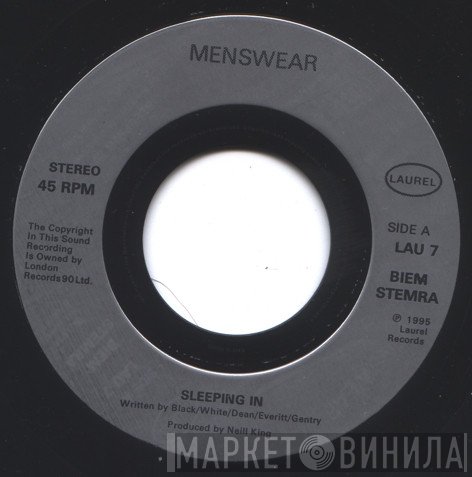 Menswear - Sleeping In