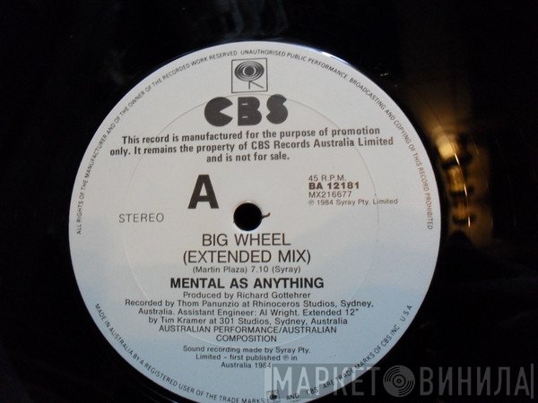 Mental As Anything  - Big Wheel