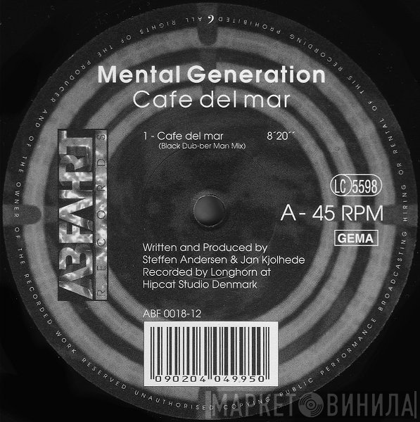Mental Generation - Cafe Del Mar