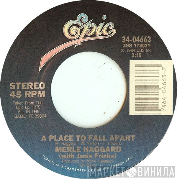 Merle Haggard  - A Place To Fall Apart