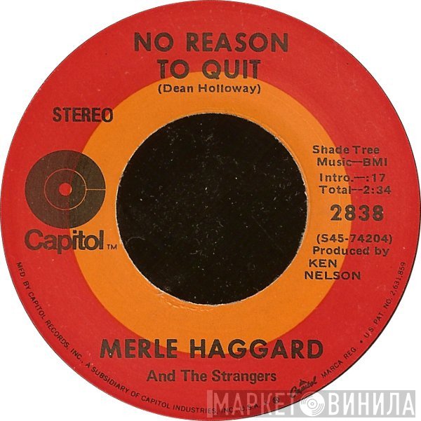 Merle Haggard And The Strangers   - No Reason To Quit