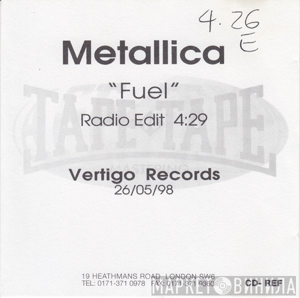 Metallica  - Fuel