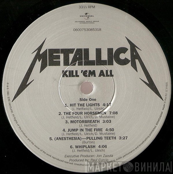 Metallica  - Kill 'Em All