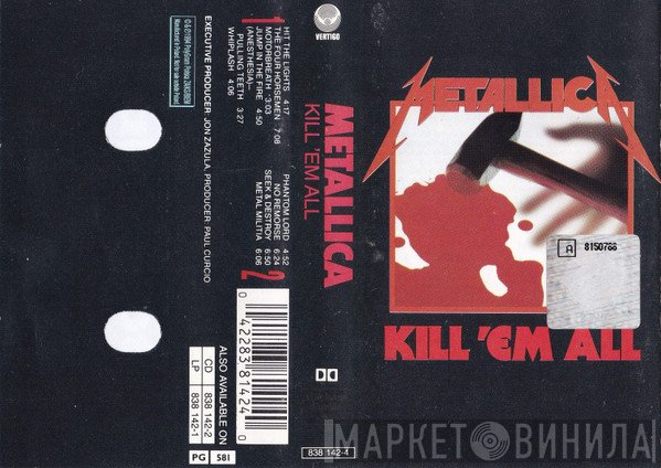 Metallica  - Kill 'Em All
