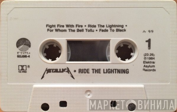 Metallica  - Ride The Lightning