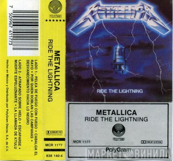 Metallica  - Ride The Lightning