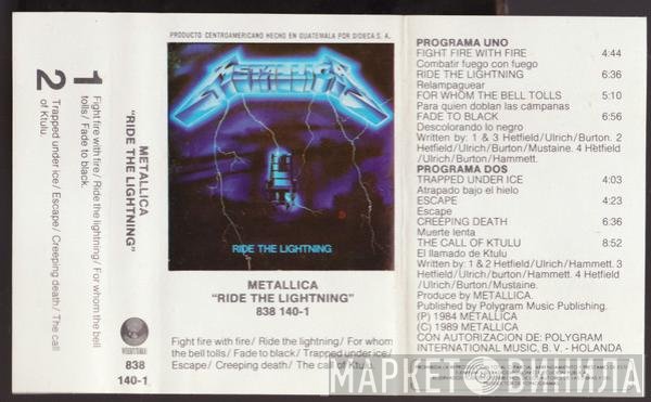 Metallica  - Ride The Lightning