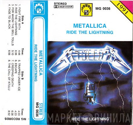 Metallica  - Ride The Lightning